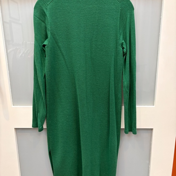 XS Green Ann Taylor Long Cardigan - Picture 4 of 4